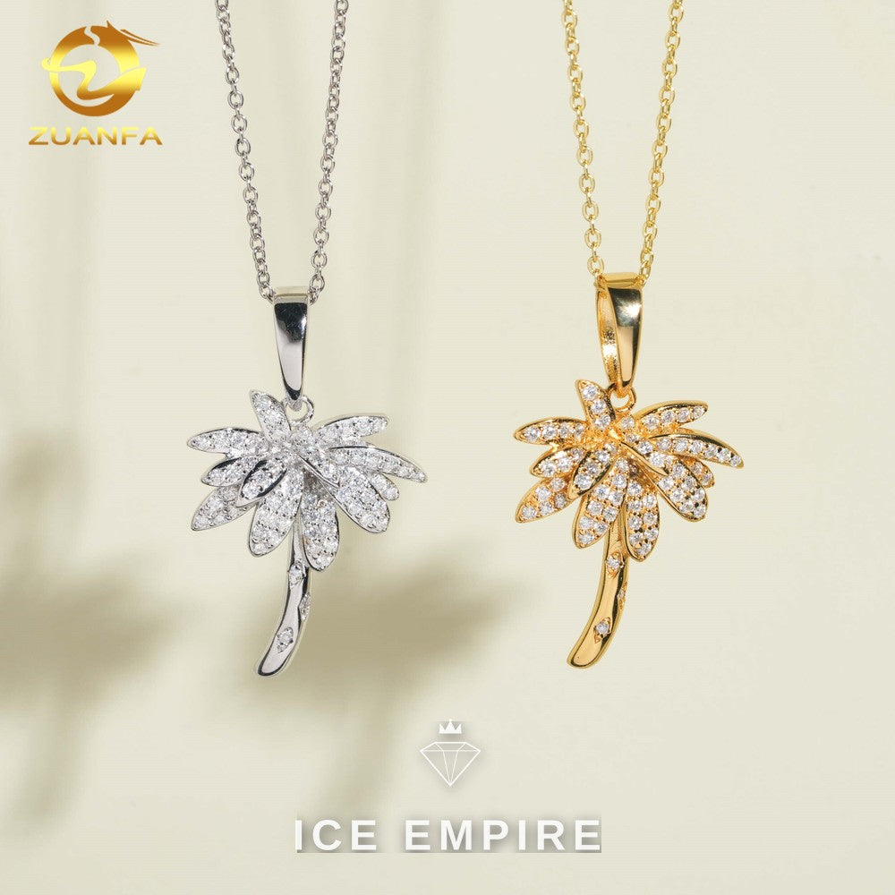 Iced Out 925 Silver Pendant