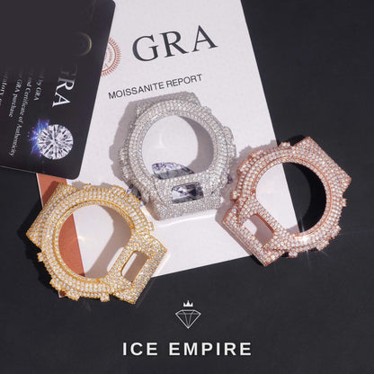 Iced Out 925 Silver Moissanite Watch