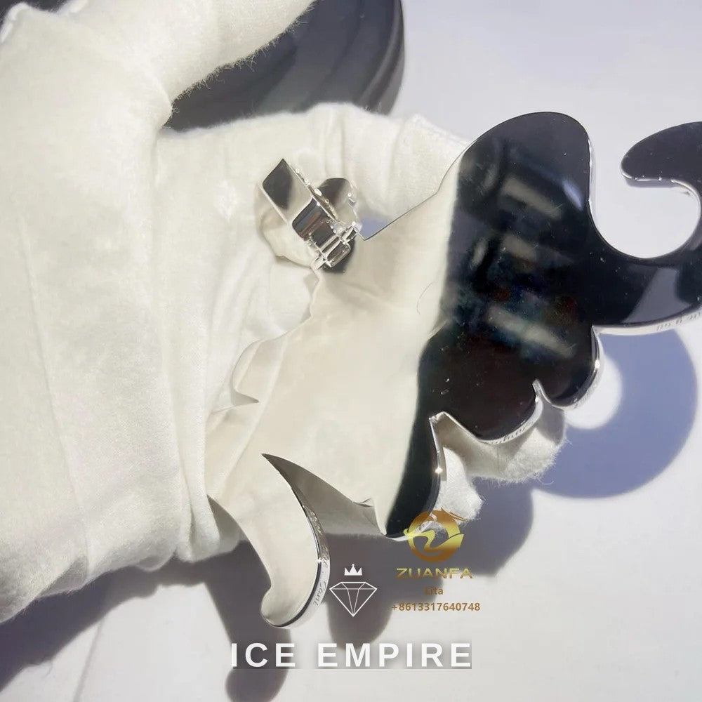 Iced Out 925 Silver Pendant