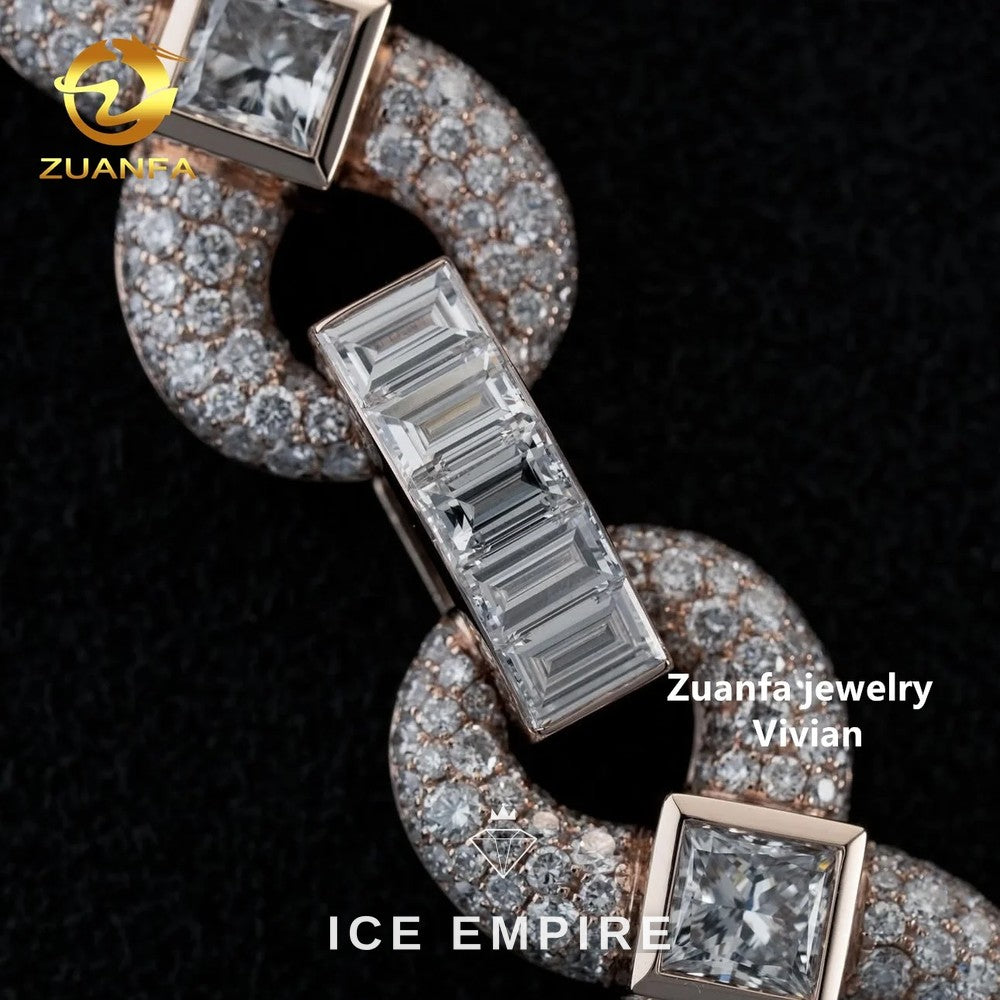 Iced Out 925 Silver Pendant