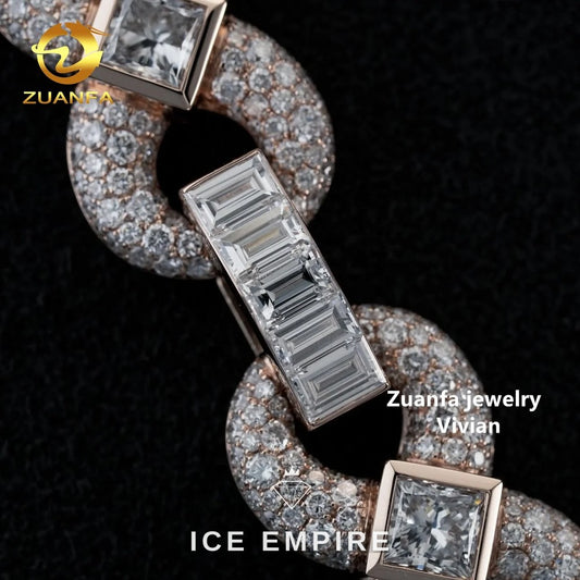 Iced Out 925 Silver Pendant