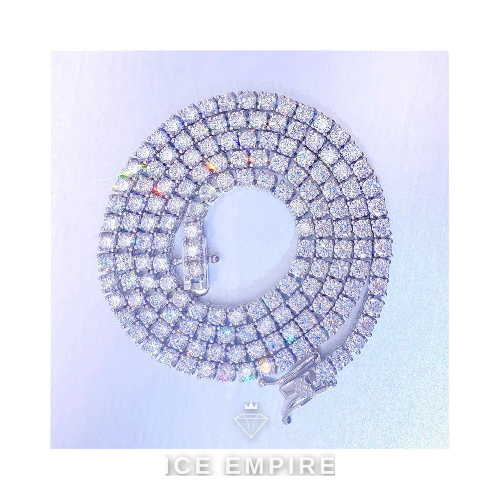 Iced Out 925 Silver Pendant