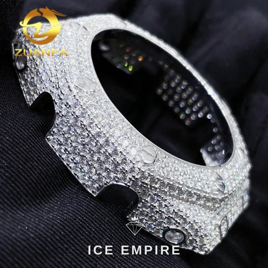 Iced Out 925 Silver Watch