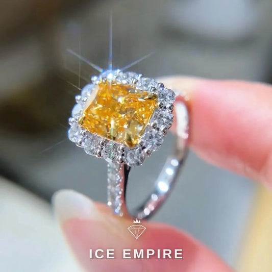Iced Out Gold Plated Lab Grown Diamond Ring