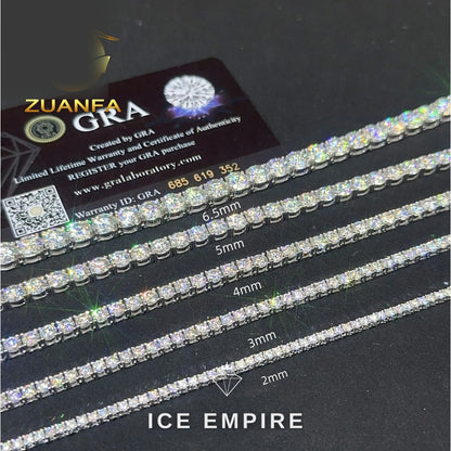 Iced Out Rose Gold Plated Moissanite Cuban Chain