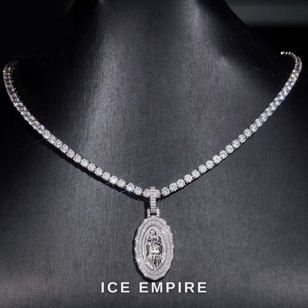 Iced Out Rose Gold Plated Pendant