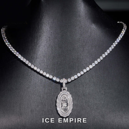 Iced Out Rose Gold Plated Pendant