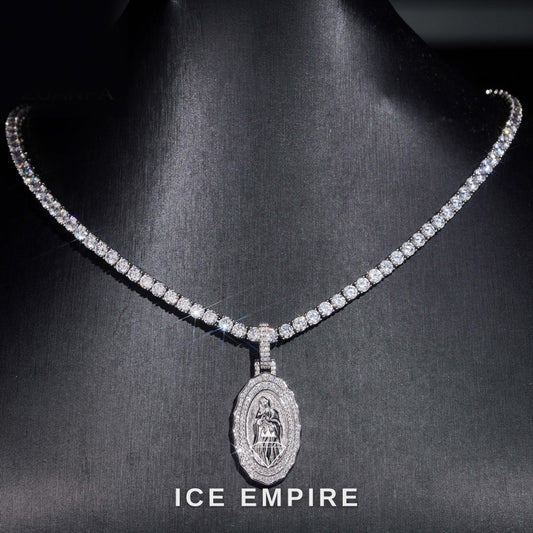 Iced Out Rose Gold Plated Pendant