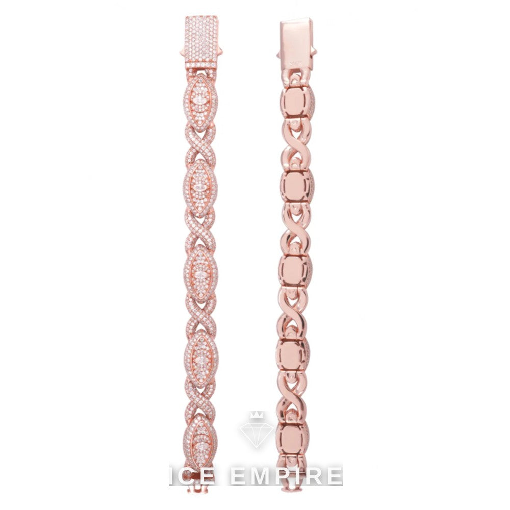 Iced Out 925 Silver Moissanite Cuban Chain