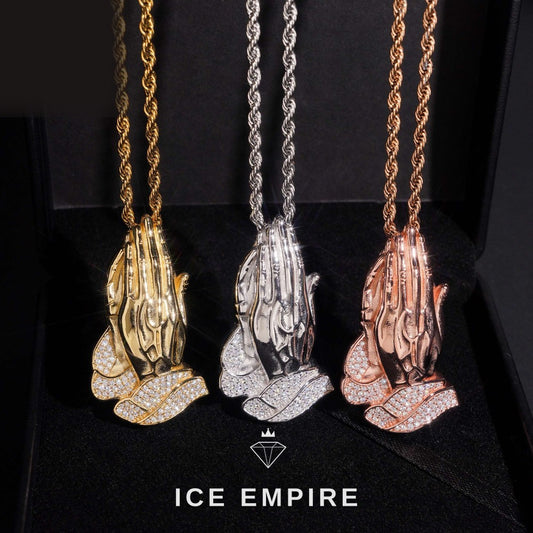 Iced Out 925 Silver Moissanite Pendant