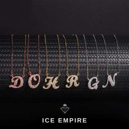 Iced Out Rose Gold Plated Moissanite Cuban Chain