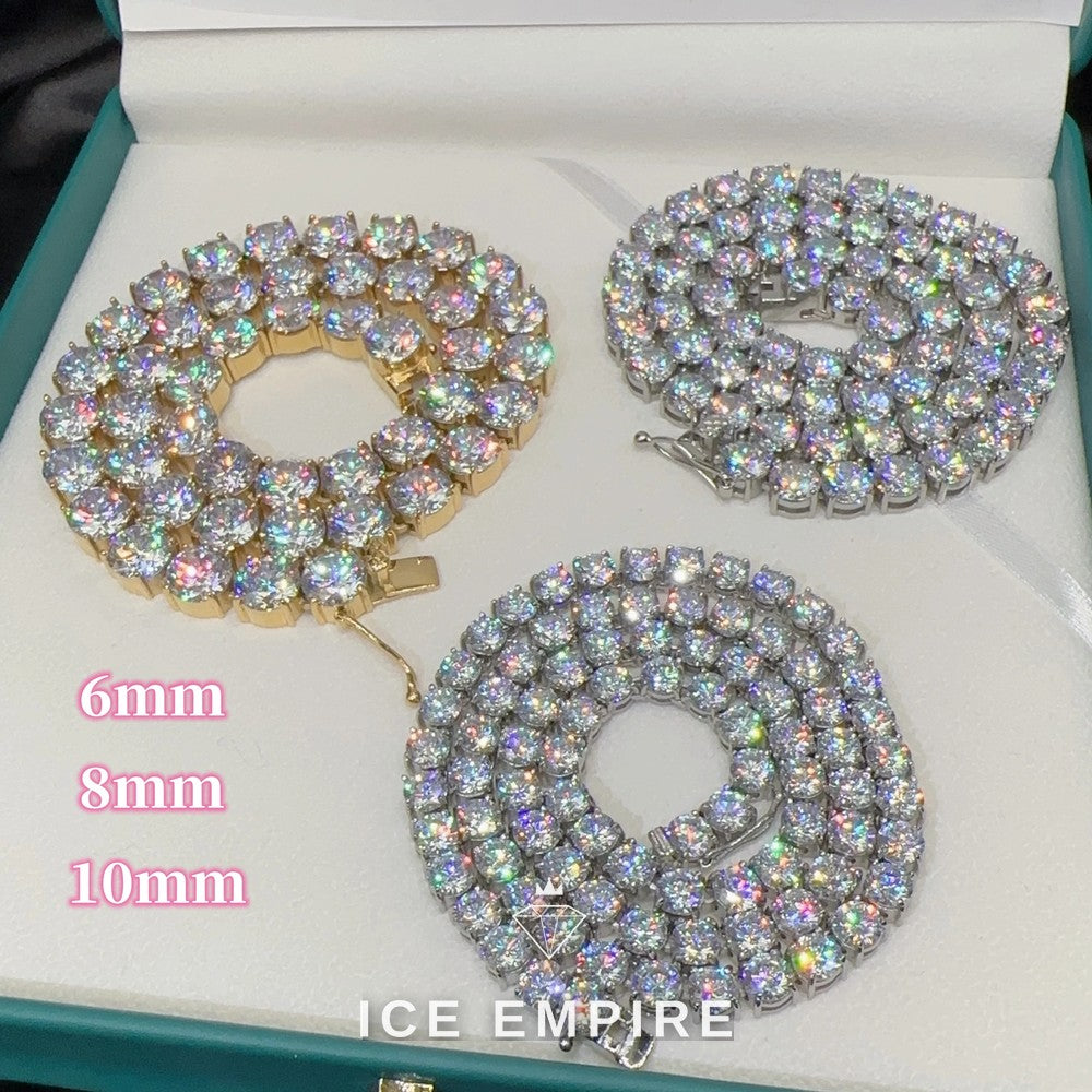 Iced Out Rose Gold Plated Cuban Chain