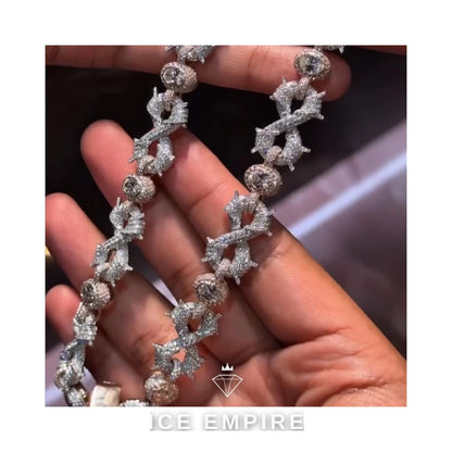 Iced Out Gold Plated Moissanite Pendant