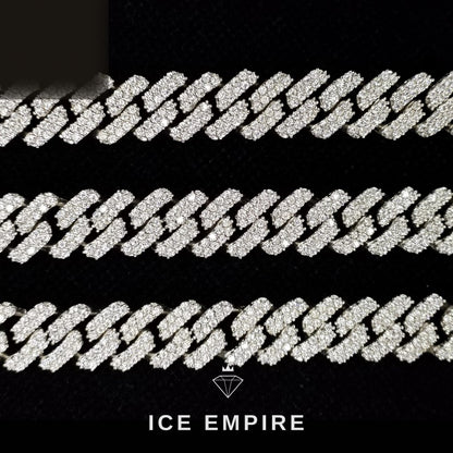 Iced Out 925 Silver Moissanite Bracelet