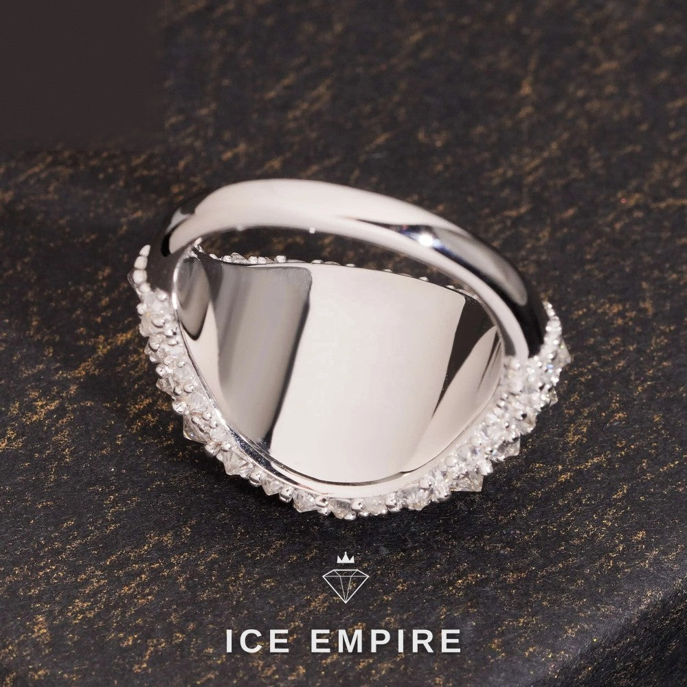 Iced Out 925 Silver Lab Grown Diamond Pendant
