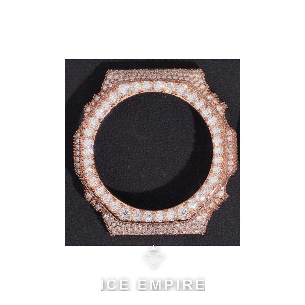 Iced Out 925 Silver Moissanite Watch