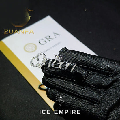 Iced Out Rose Gold Plated Pendant