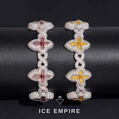Iced Out Cross 925 Silver Moissanite Cuban Chain