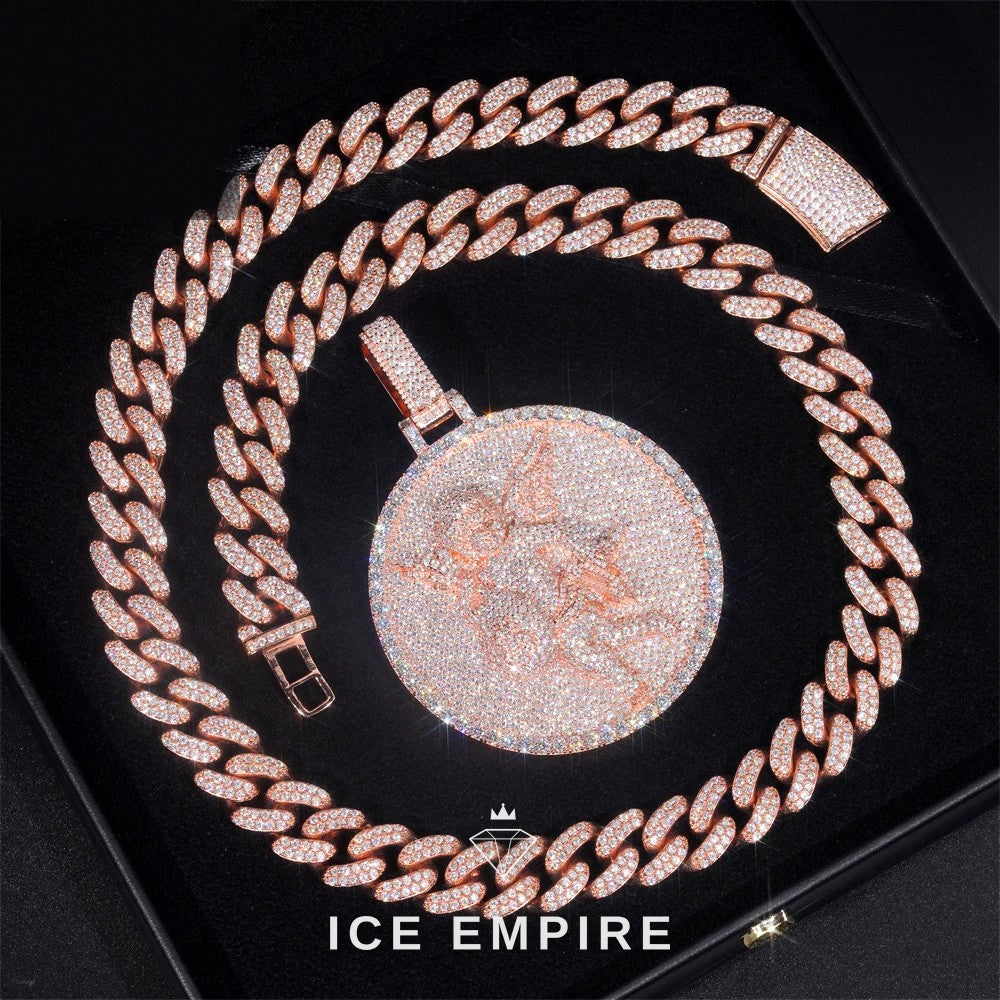 Iced Out Gold Plated Pendant