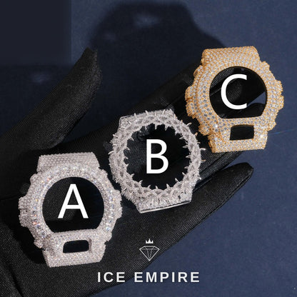 Iced Out 925 Silver Moissanite Watch
