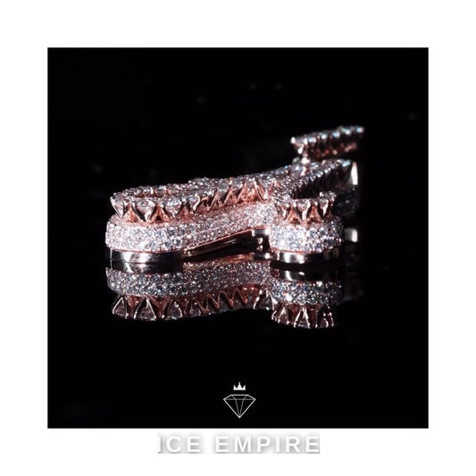 Iced Out 925 Silver Pendant