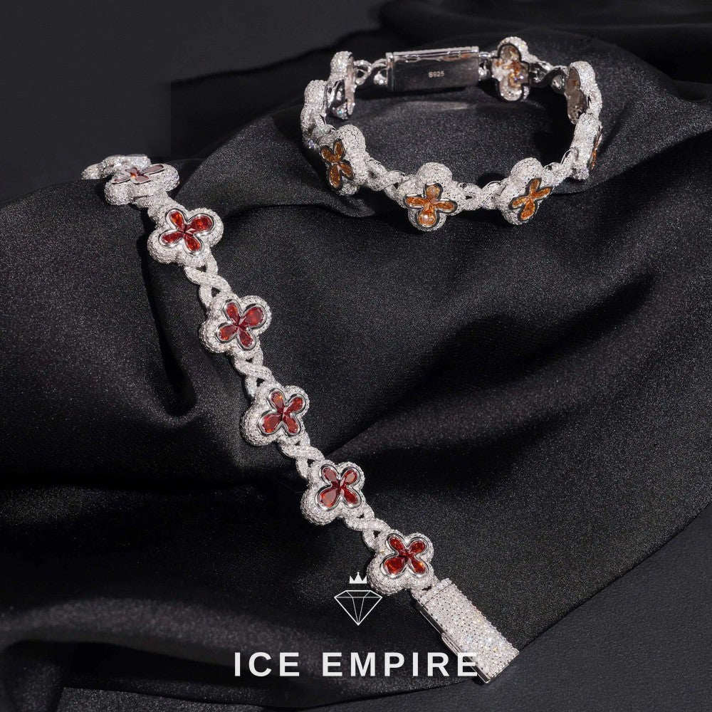 Iced Out 925 Silver Moissanite Cuban Chain
