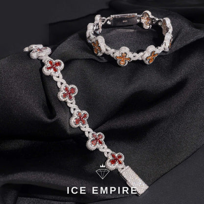 Iced Out 925 Silver Moissanite Cuban Chain