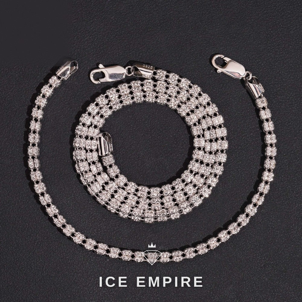 Iced Out Rose Gold Cuban Chain