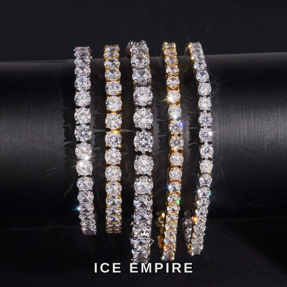 Iced Out 925 Silver Tennis Chain