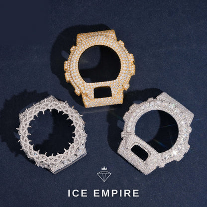 Iced Out 925 Silver Moissanite Watch