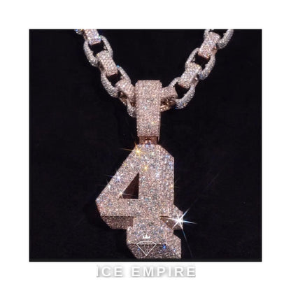 Iced Out Rose Gold Plated Cuban Chain