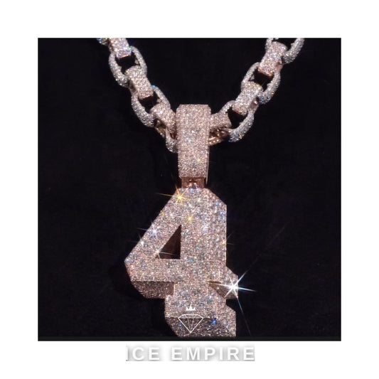 Iced Out Rose Gold Plated Cuban Chain
