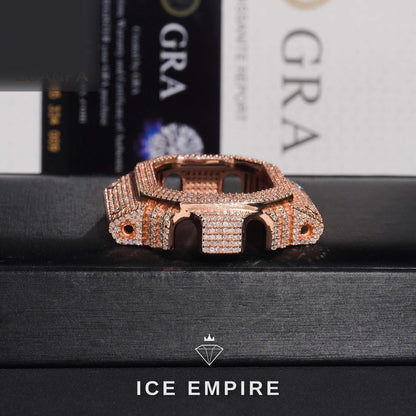 Iced Out 925 Silver Moissanite Watch