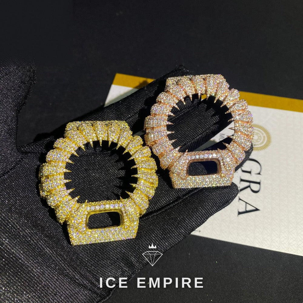 Iced Out 925 Silver Moissanite Watch