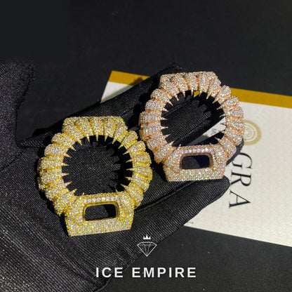 Iced Out 925 Silver Moissanite Watch