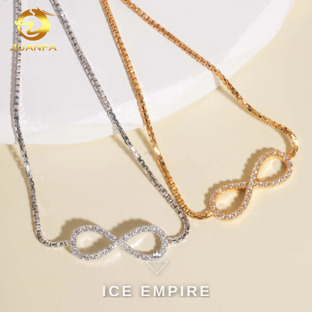 Iced Out Gold Plated Moissanite Bracelet