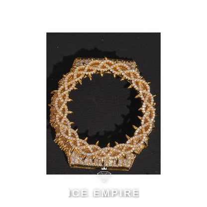 Iced Out 925 Silver Moissanite Watch