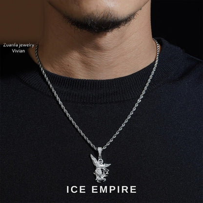 Iced Out 925 Silver Moissanite Pendant