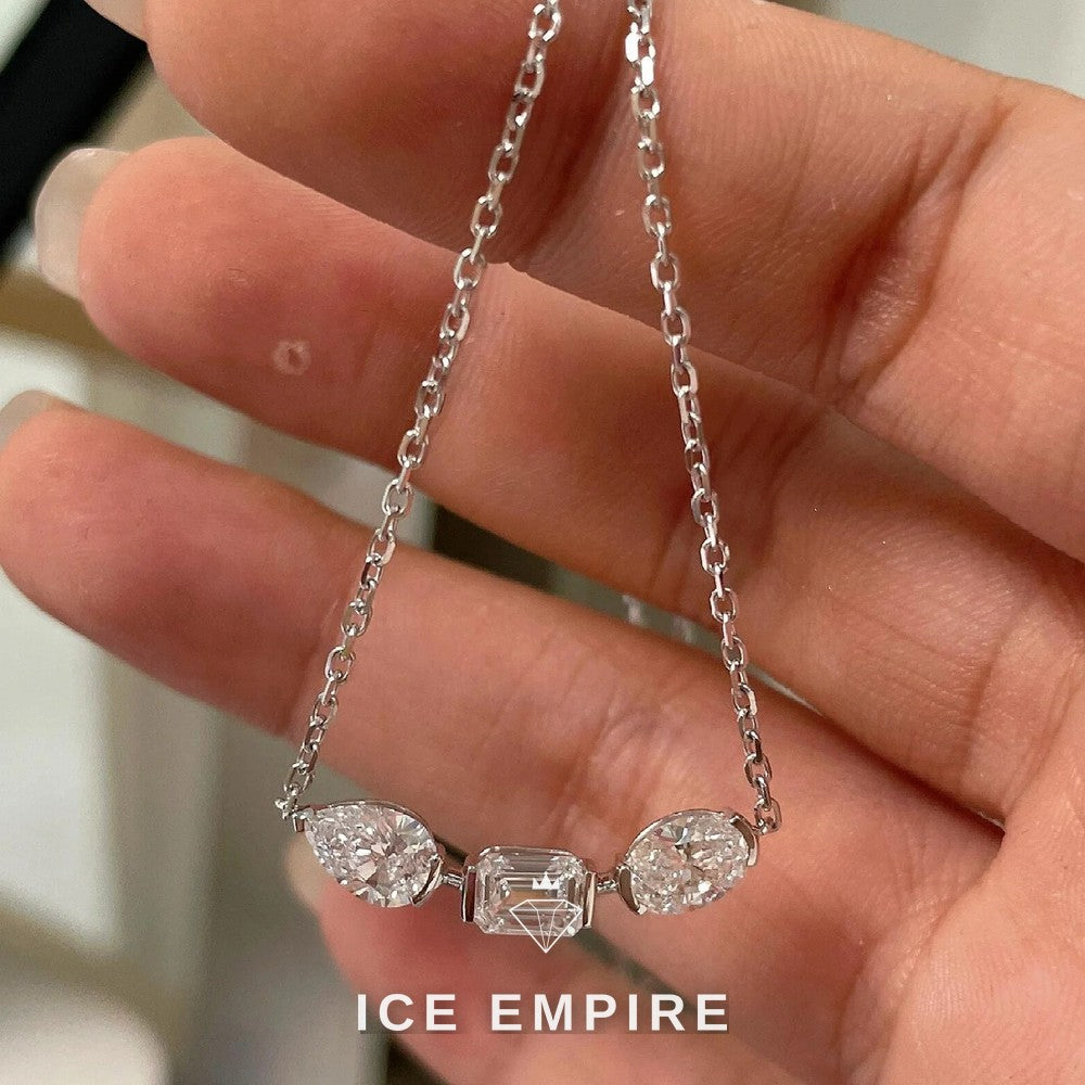 Iced Out 10K Gold Lab Grown Diamond Chain