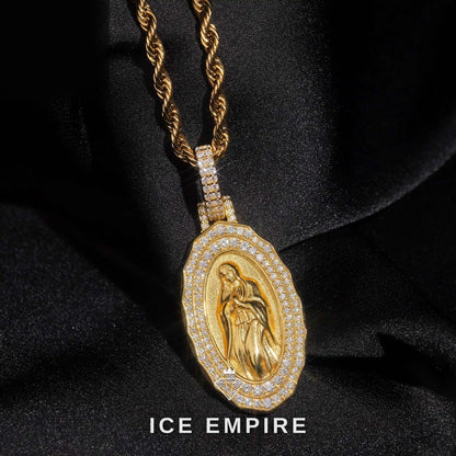 Iced Out 925 Silver Moissanite Pendant