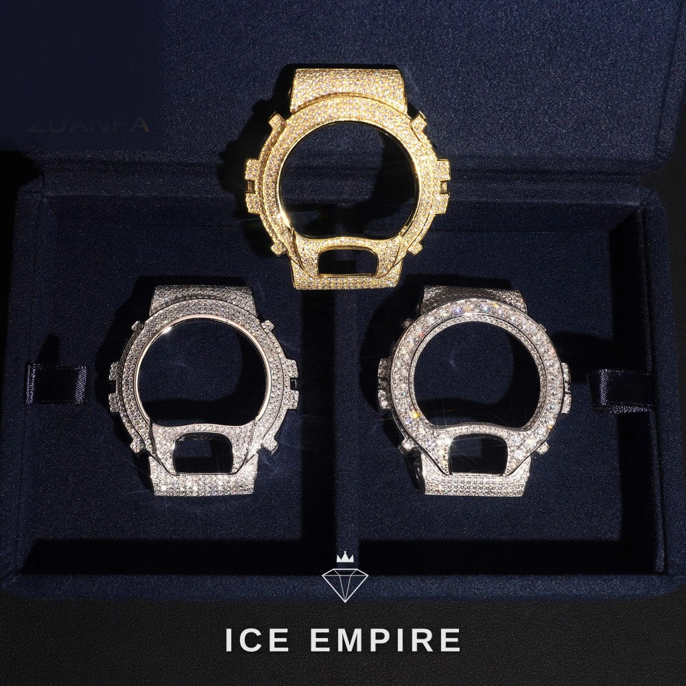 Iced Out 925 Silver Watch