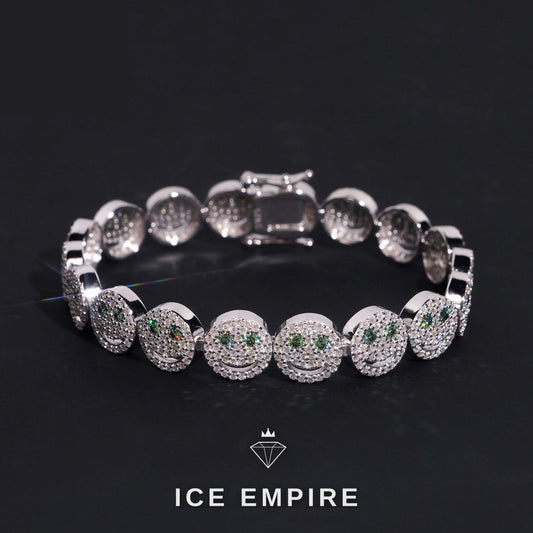 Iced Out Rose Gold Plated Moissanite Bracelet