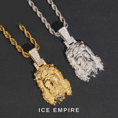 Iced Out Gold Plated Moissanite Pendant