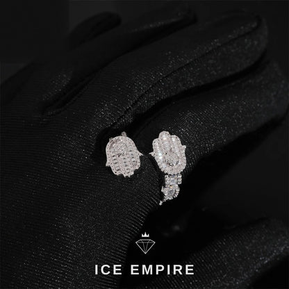 Iced Out 925 Silver Moissanite Ring