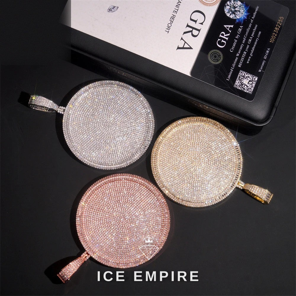 Iced Out Baguette Rose Gold Plated Cuban Chain
