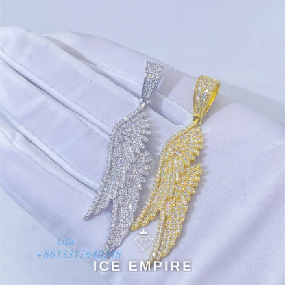 Iced Out 925 Silver Pendant