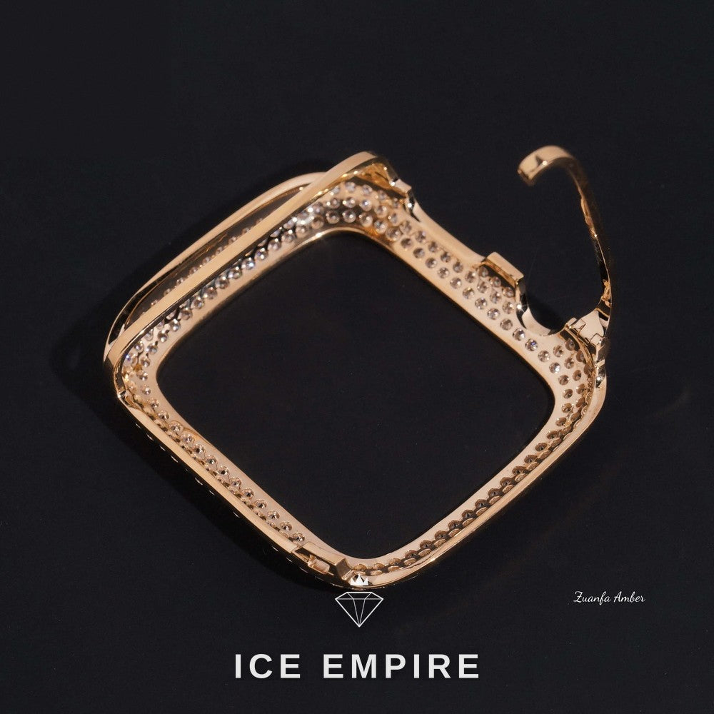 Iced Out 14K Gold Lab Grown Diamond Watch