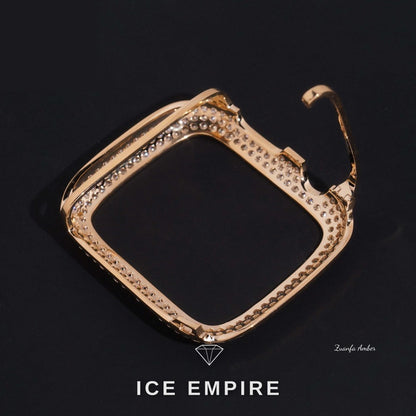 Iced Out 14K Gold Lab Grown Diamond Watch