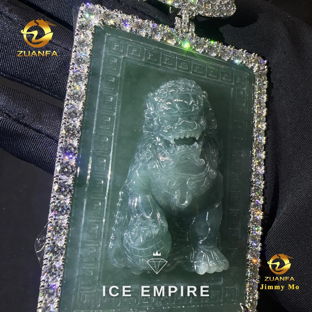 Iced Out 925 Silver Moissanite Pendant