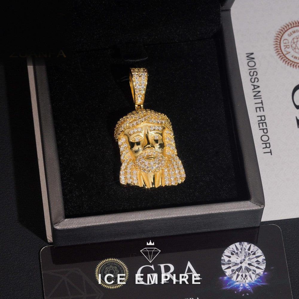 Iced Out 925 Silver Pendant